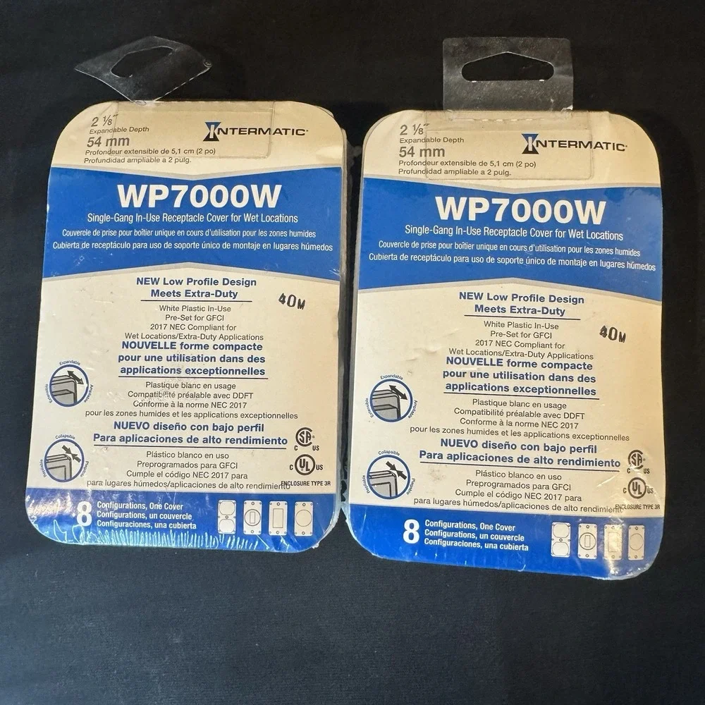 Intermatic Single Gang In Use For Wet Locations WP7000W 2-1/8